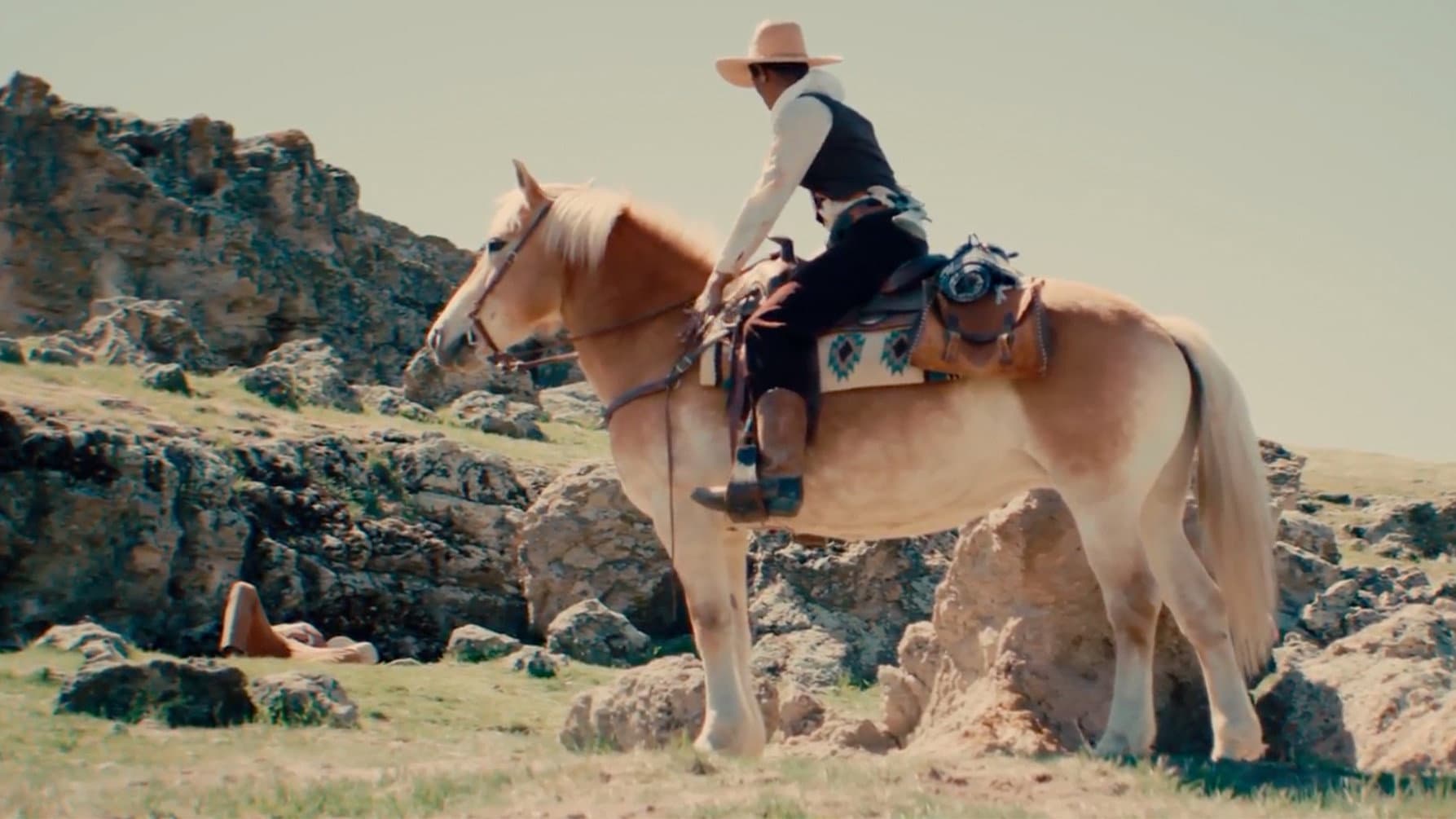 The Dying Cowboy backdrop