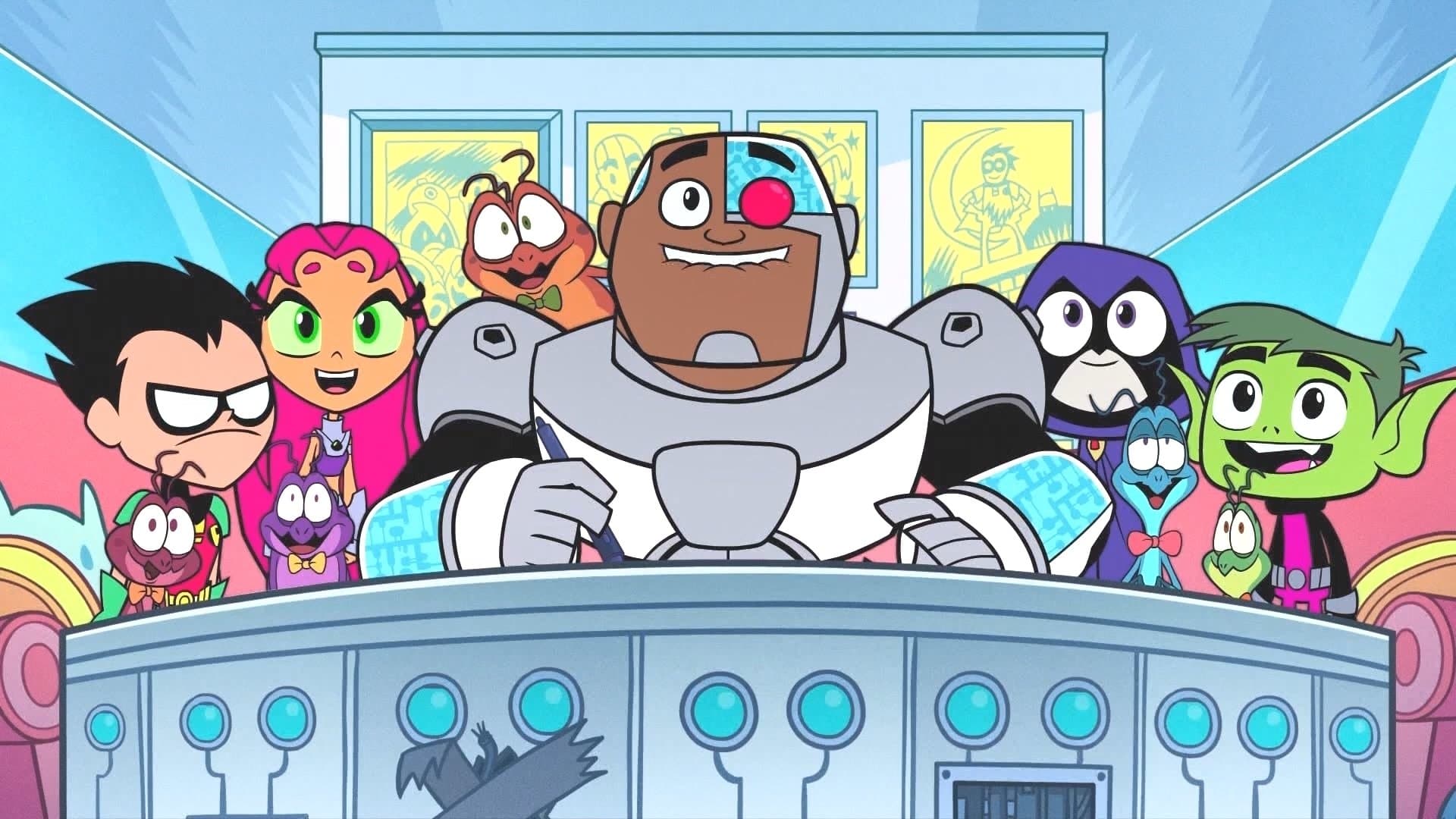 Teen Titans Go! See Space Jam backdrop