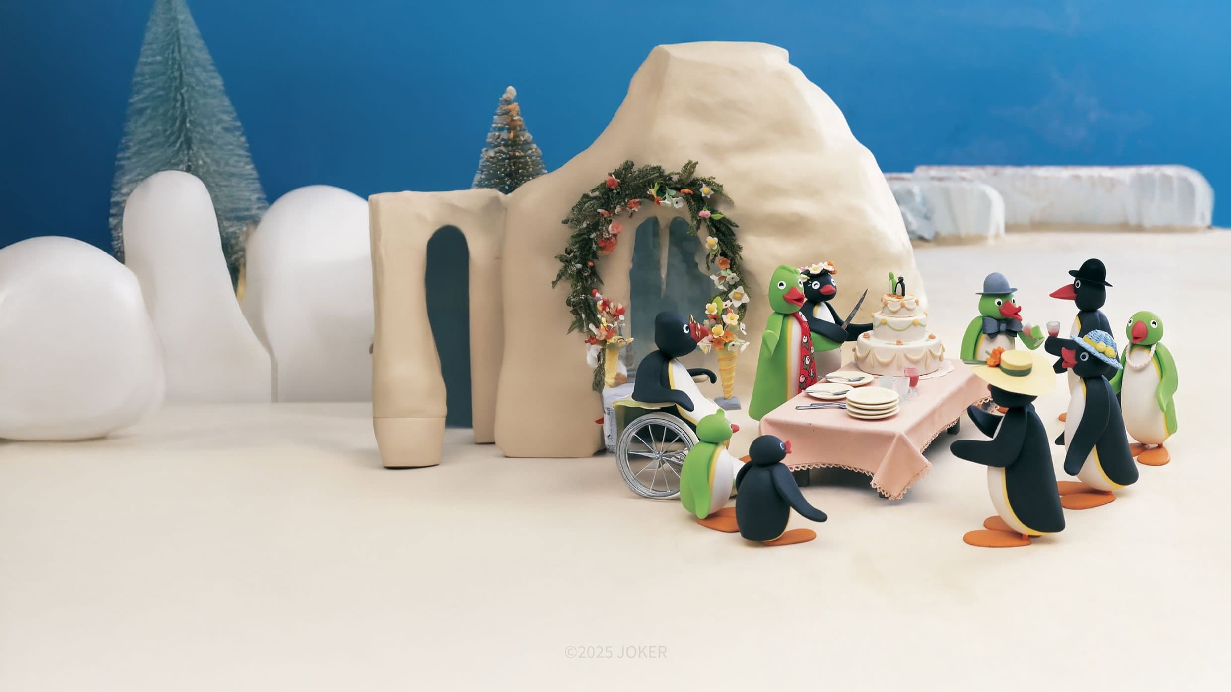 Pingu at the Wedding Party