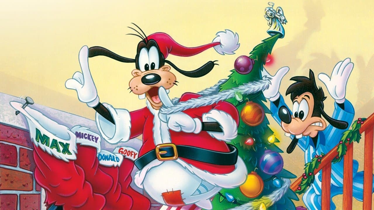 Goof Troop Christmas backdrop