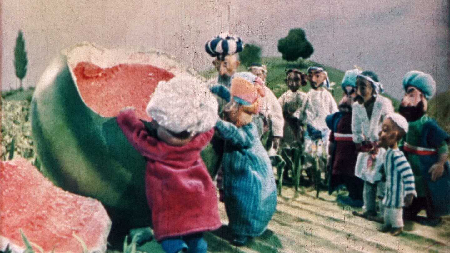 The Golden Watermelon backdrop