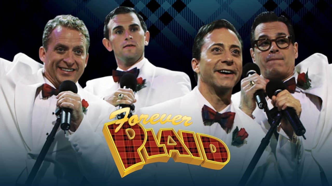 Forever Plaid backdrop