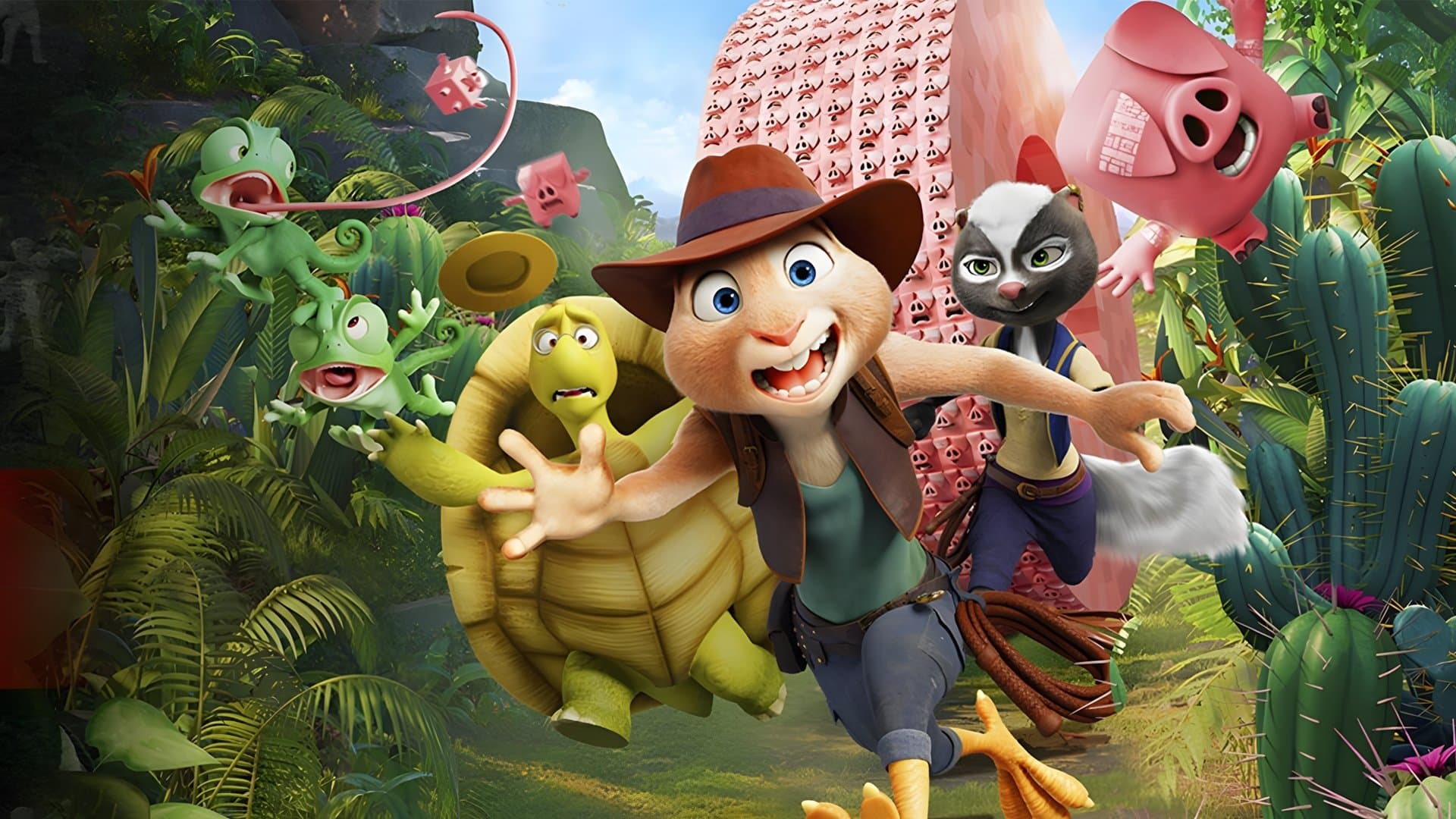 Chickenhare and the Secret of the Groundhog backdrop