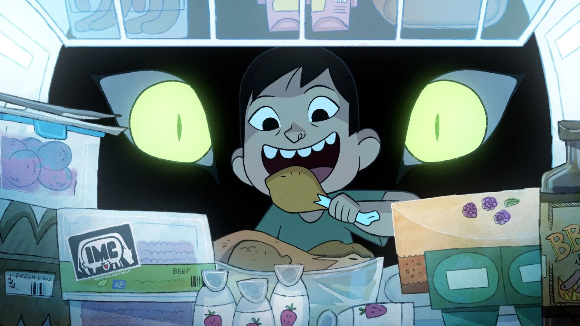 There's a Monster in My Kitchen backdrop