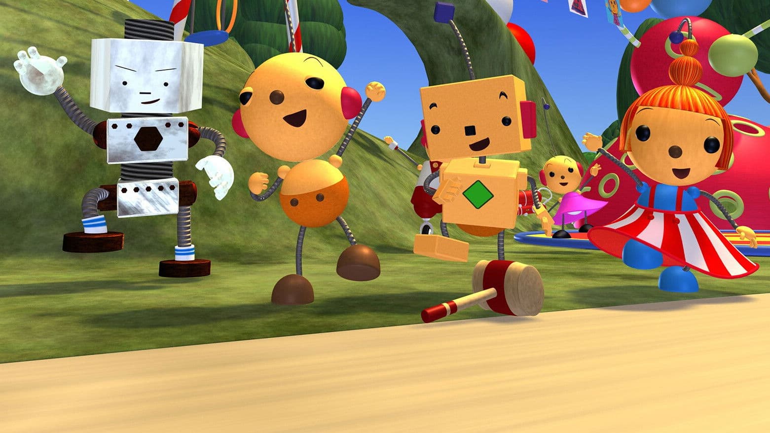 Rolie Polie Olie: The Great Defender of Fun backdrop
