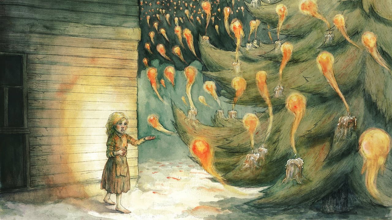 The Little Match Girl backdrop