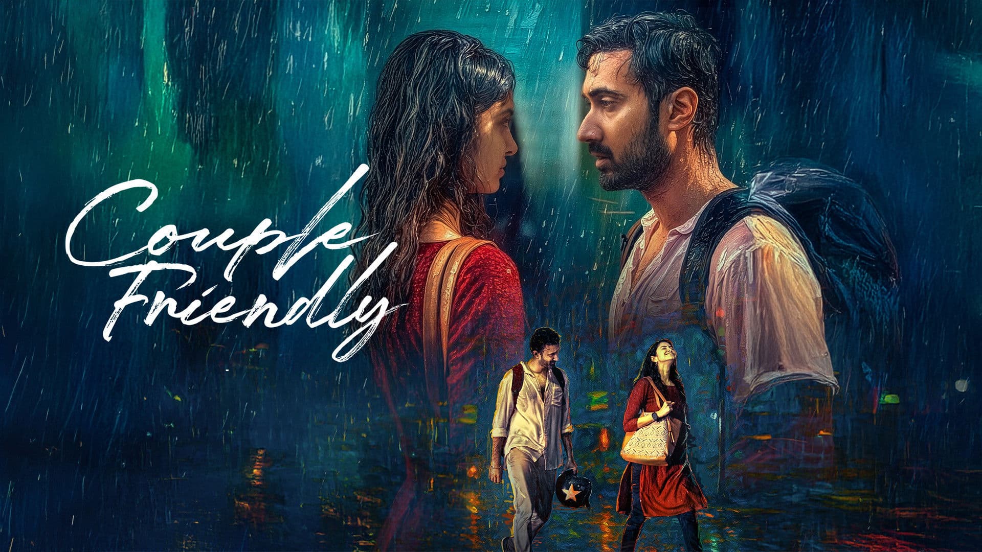 Couple Friendly backdrop