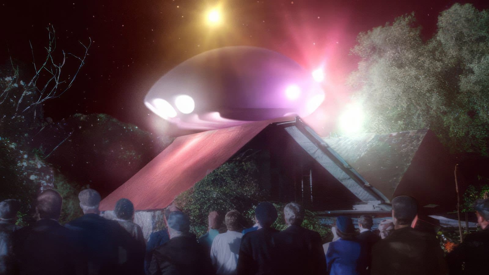 Summer of the Flying Saucer backdrop