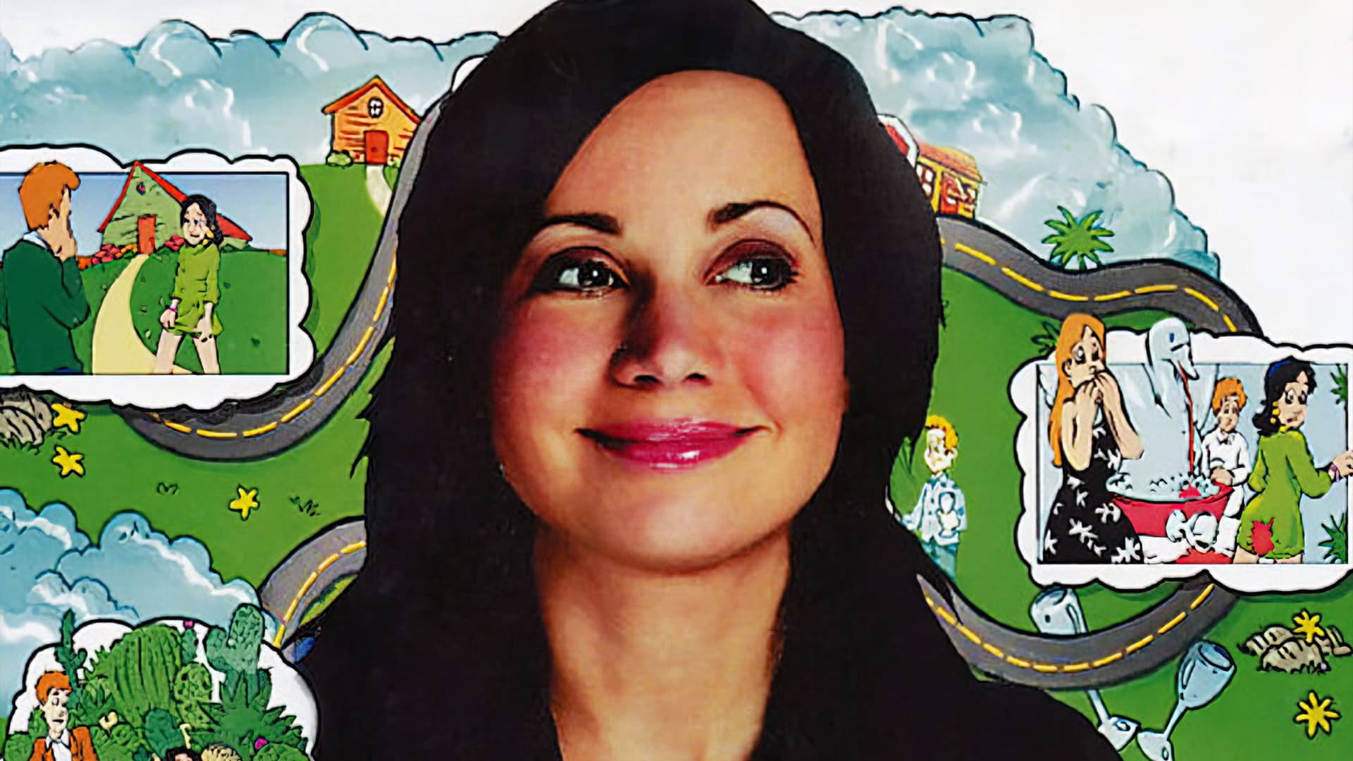 Nadine in Dateland backdrop