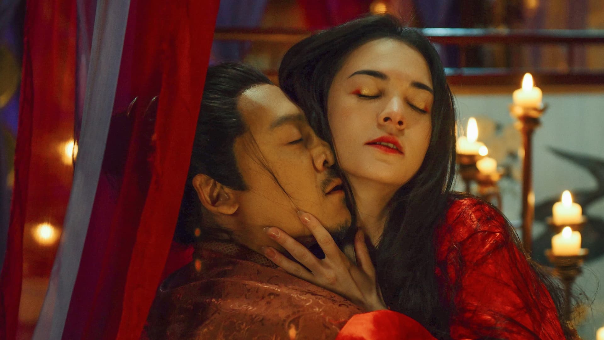 Love Death and Cat backdrop