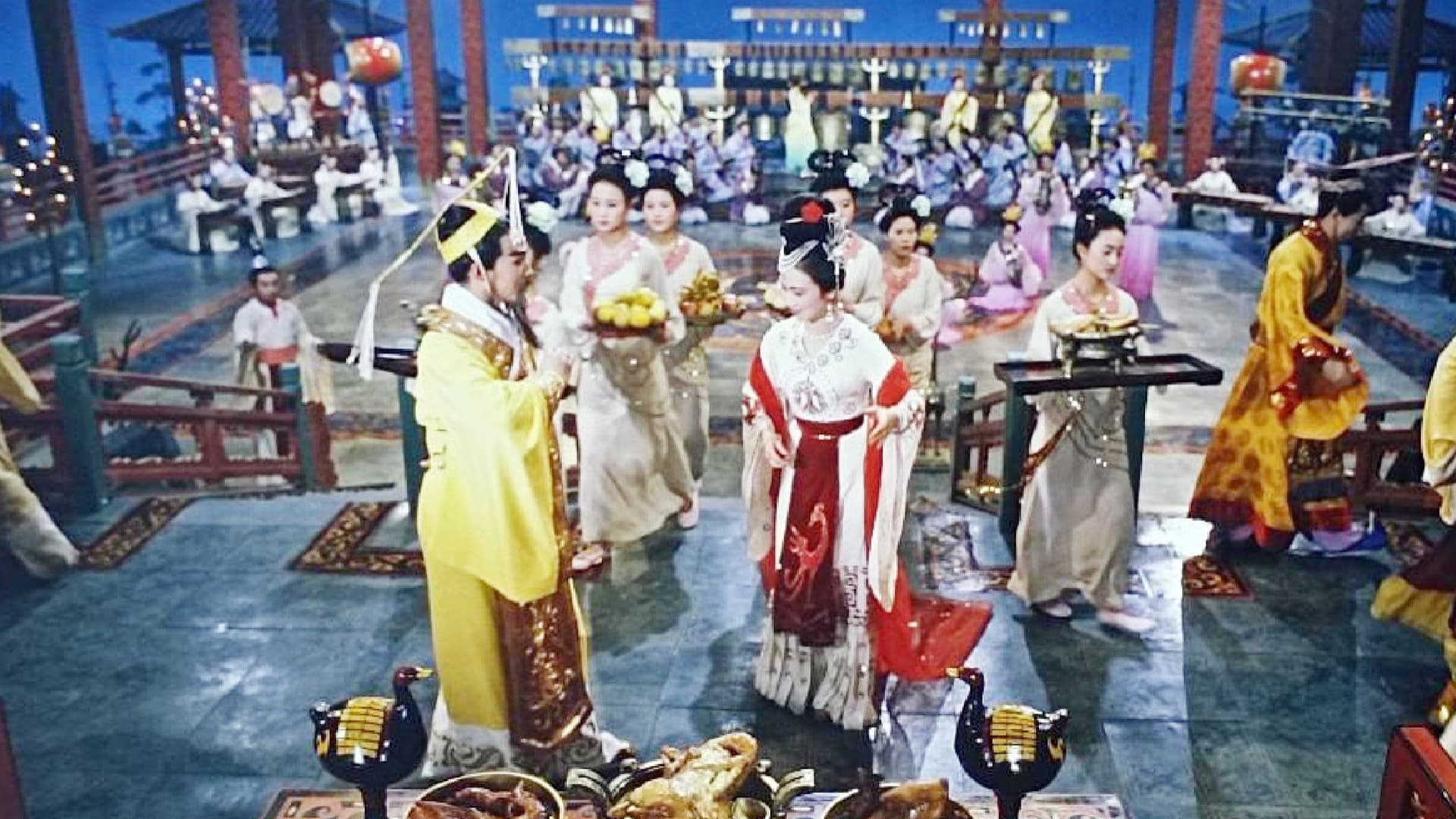 Qi yi de zai jian backdrop