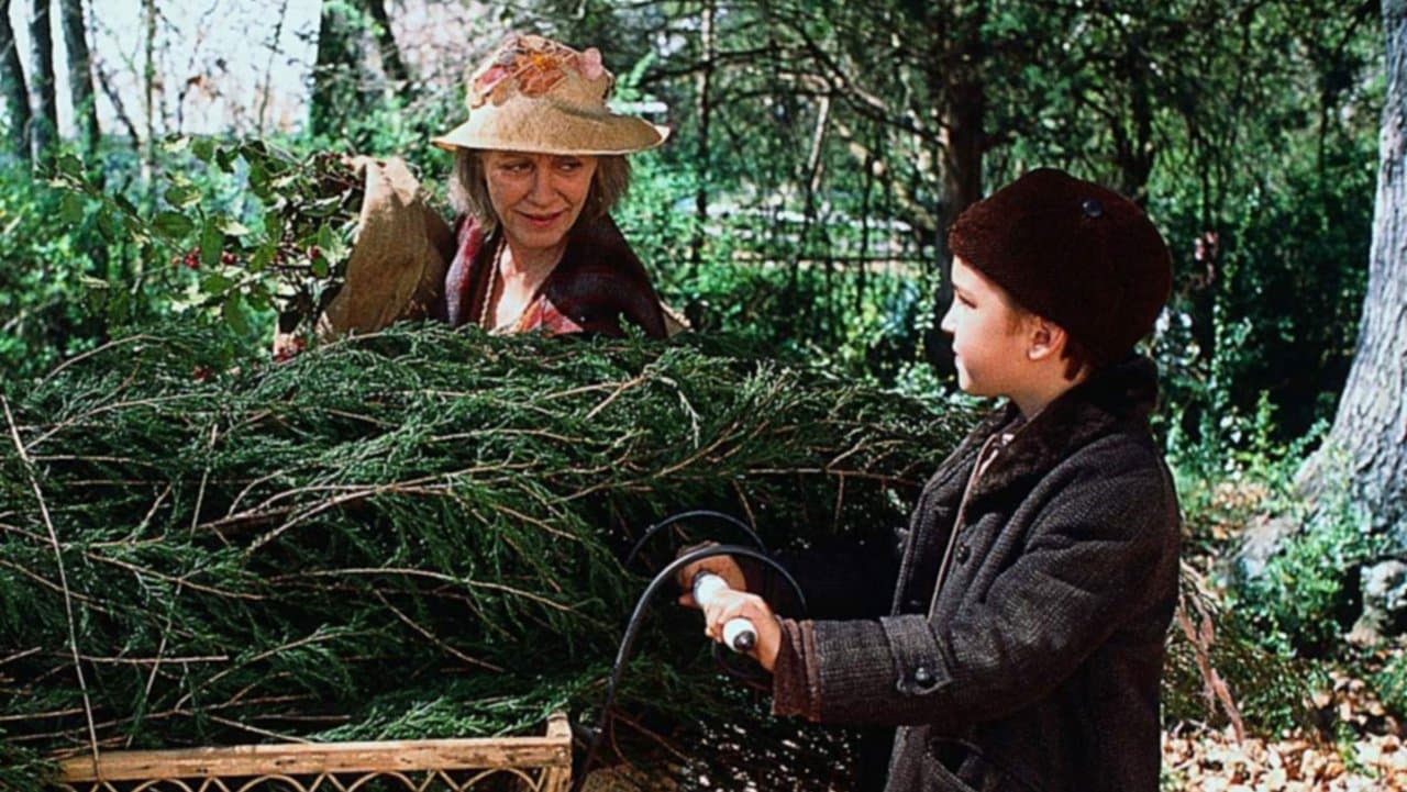 A Christmas Memory backdrop