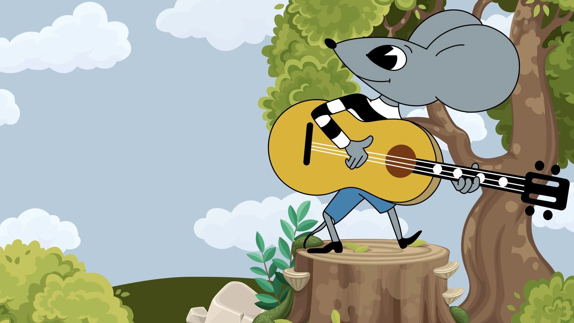 A Song of the Little Mouse backdrop