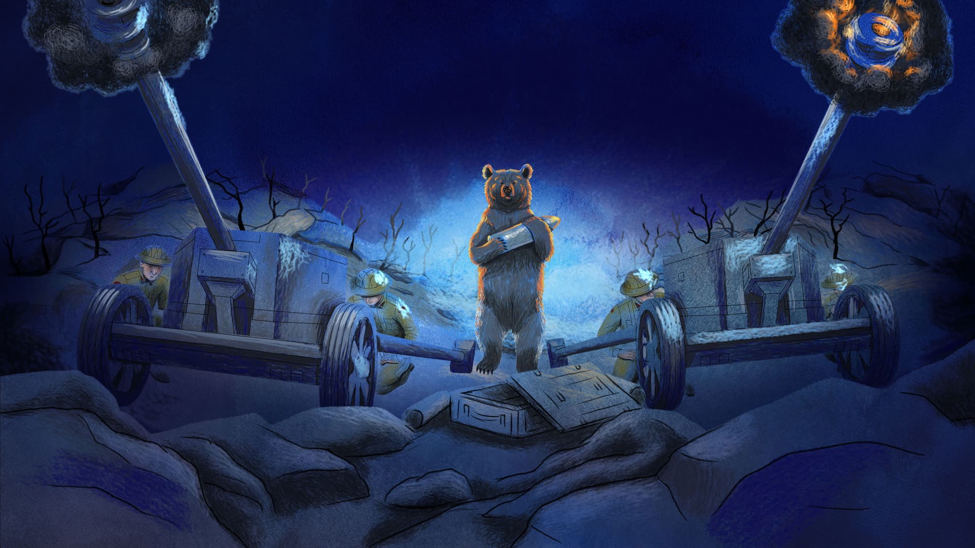 A Bear Named Wojtek backdrop