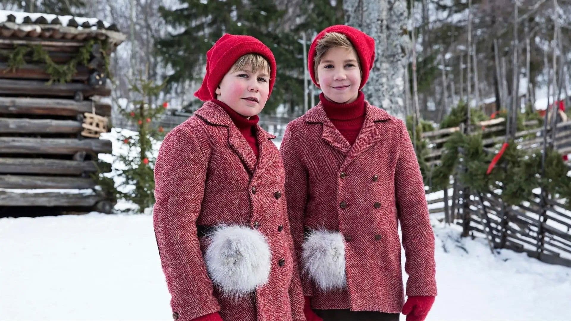 The Christmas Family backdrop