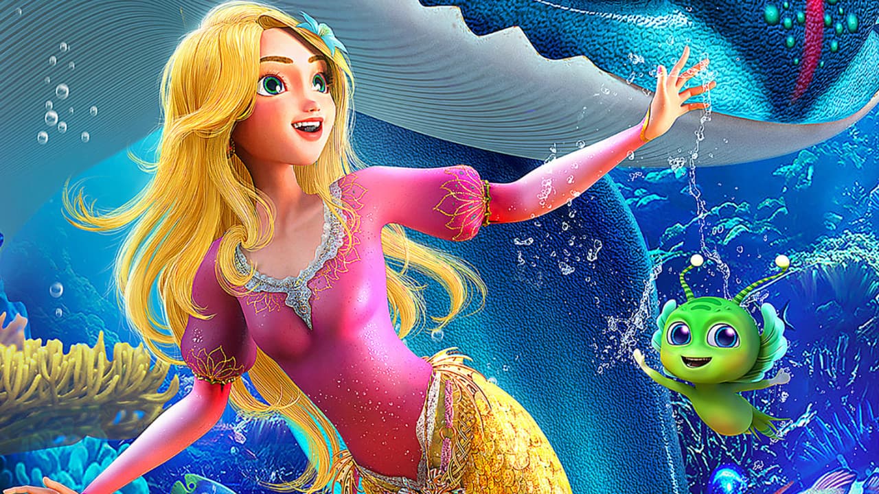 The Little Mermaid and the Sea Monster backdrop