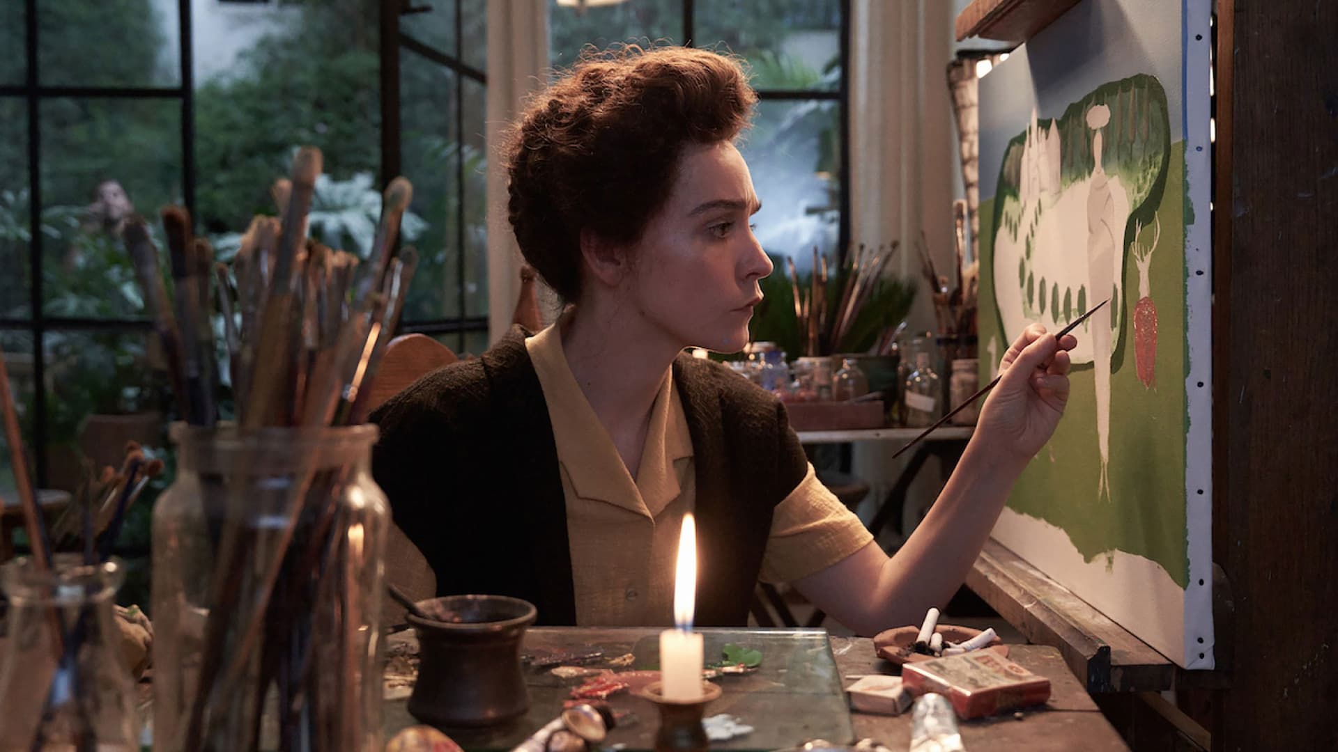 Leonora in the Morning Light backdrop