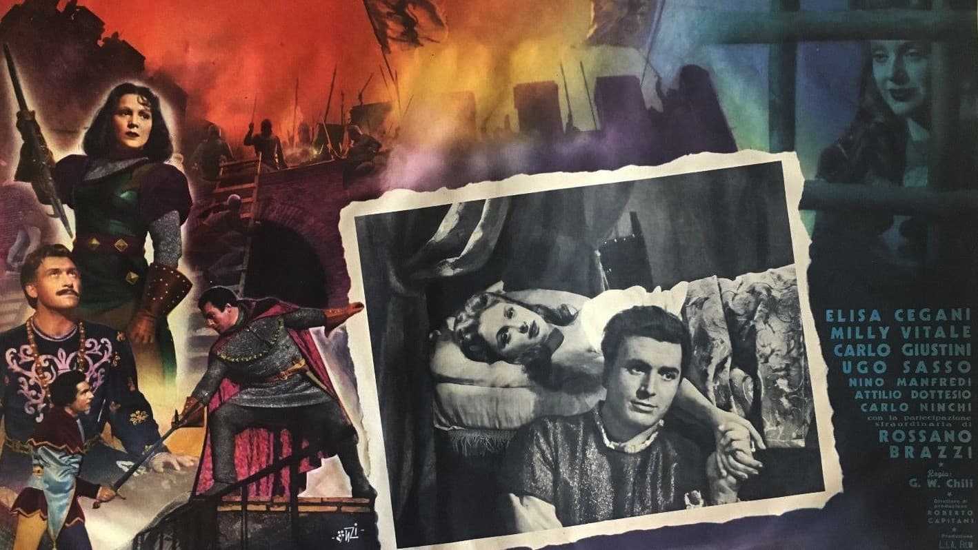 La prigioniera della torre di fuoco backdrop