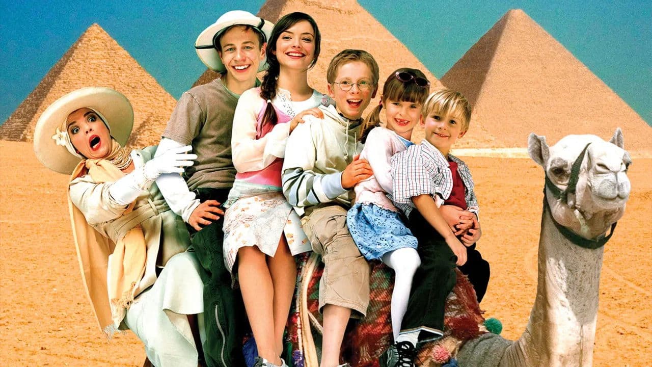 My Sister's Kids In Egypt backdrop