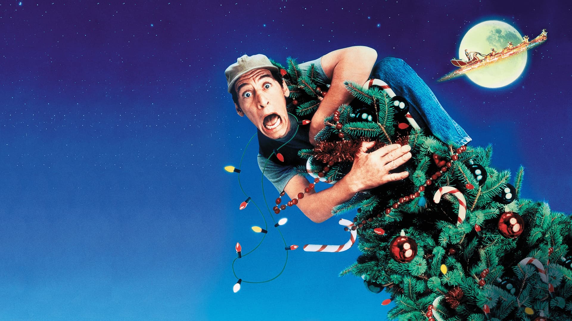 Ernest Saves Christmas backdrop
