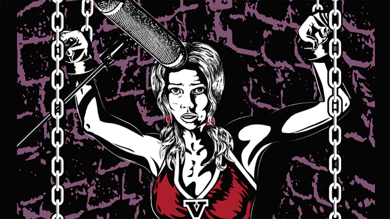 Virgin Cheerleaders in Chains backdrop