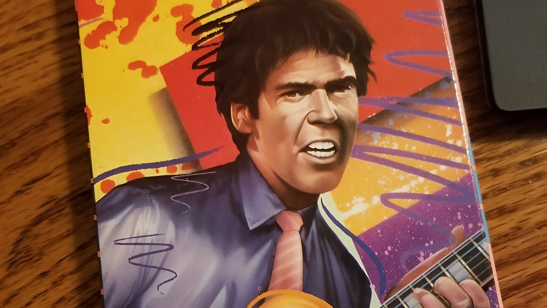 Neil Young in Berlin backdrop