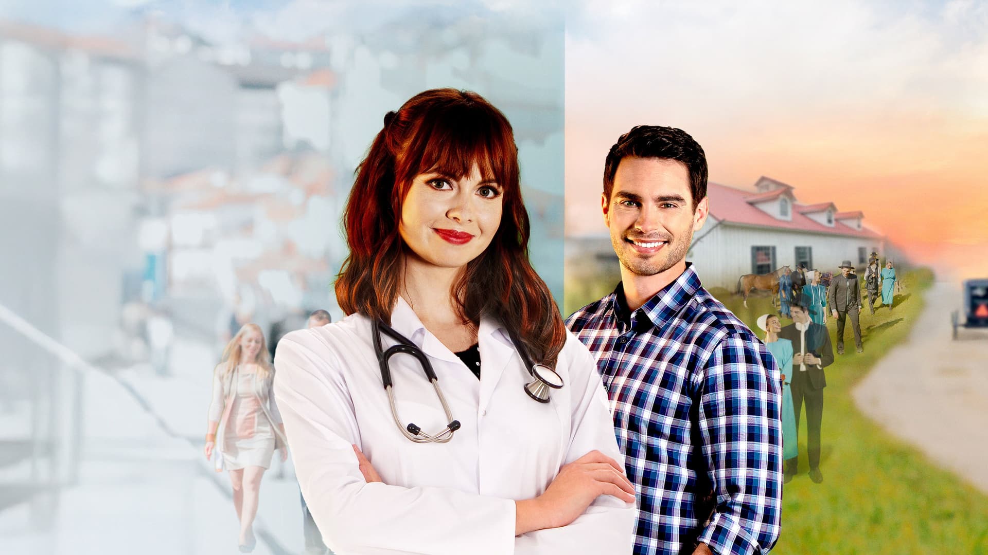 Plus One at an Amish Wedding backdrop