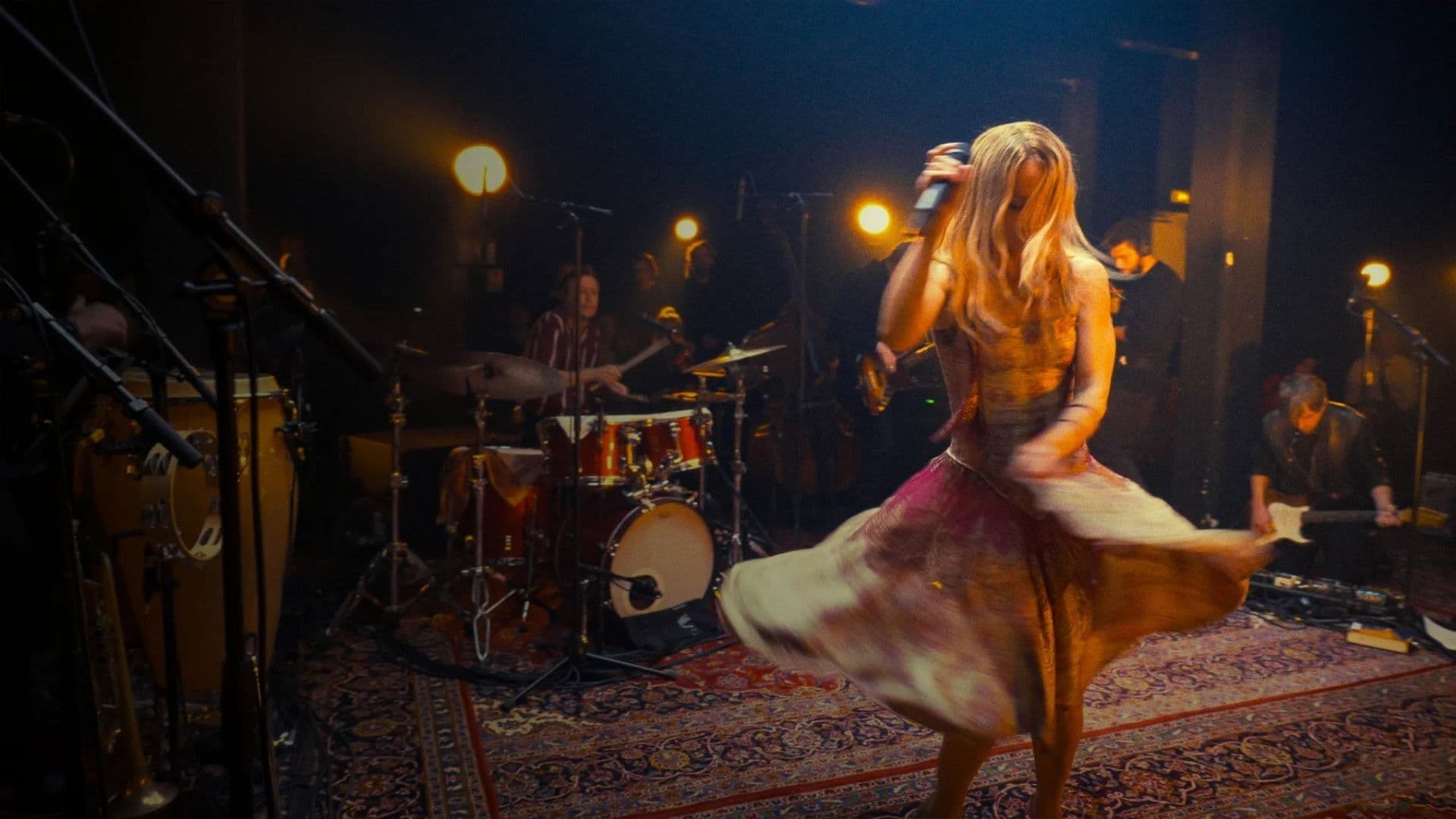 Vanessa Paradis, la soirée backdrop