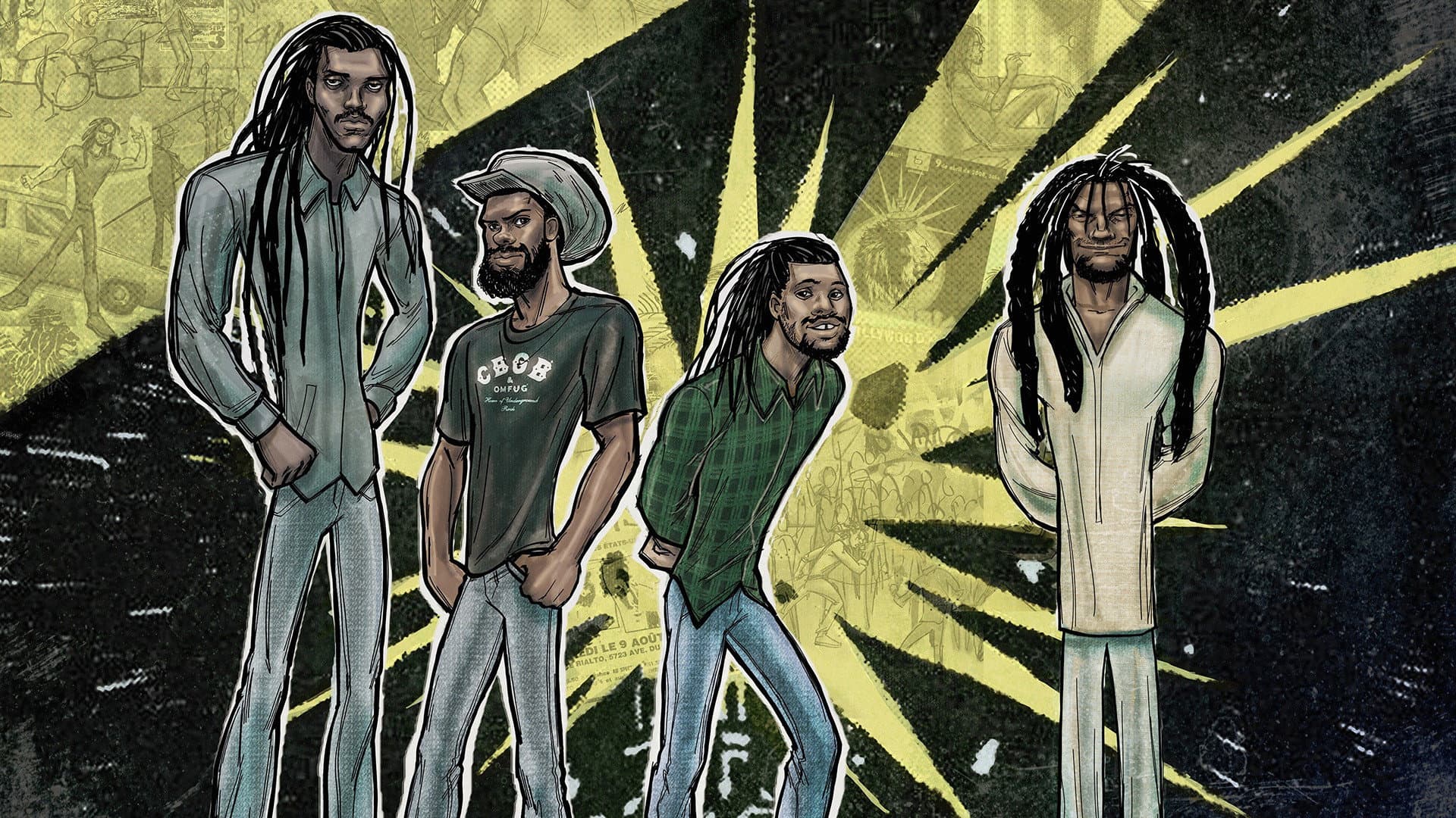 Bad Brains: A Band in DC backdrop
