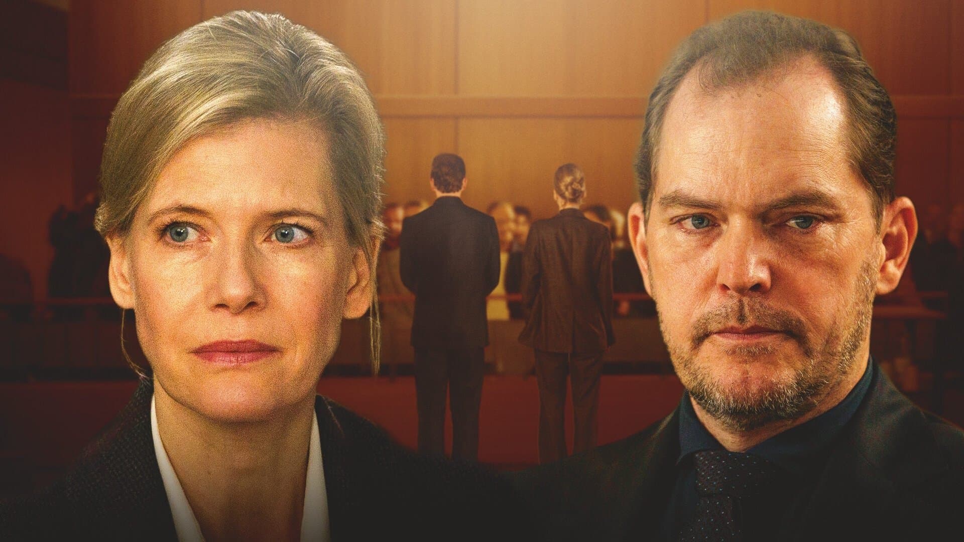 Sie sagt. Er sagt. backdrop