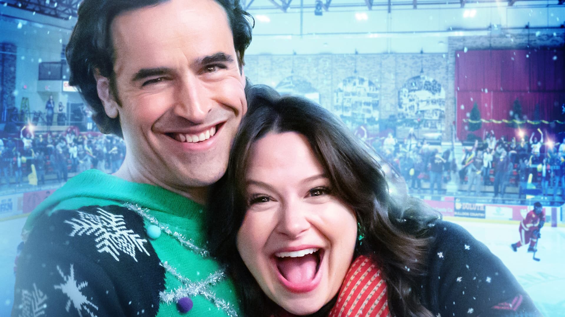 Merry Kiss Cam backdrop