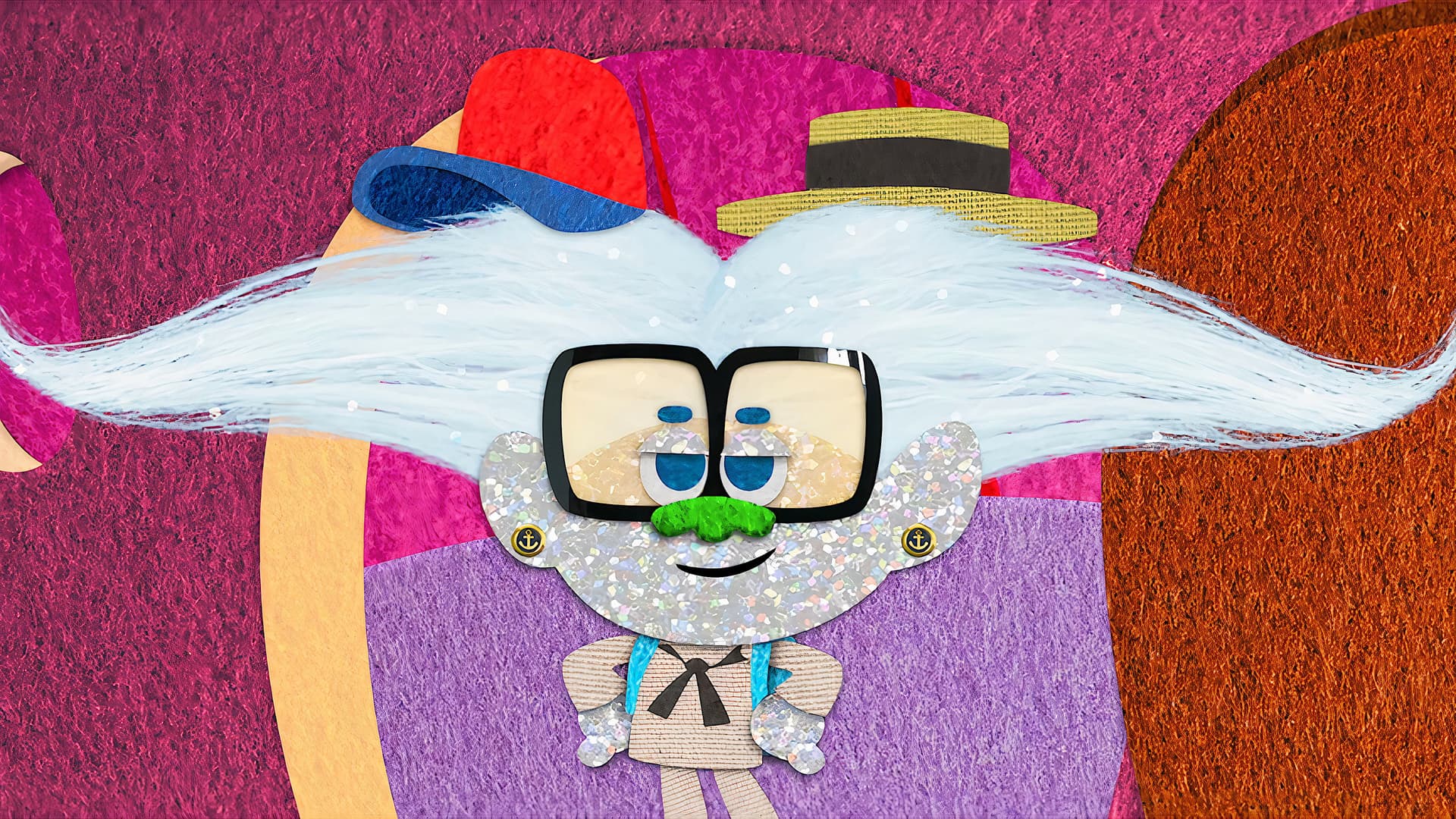 Trolls: Tiny Diamond Goes Back to School backdrop