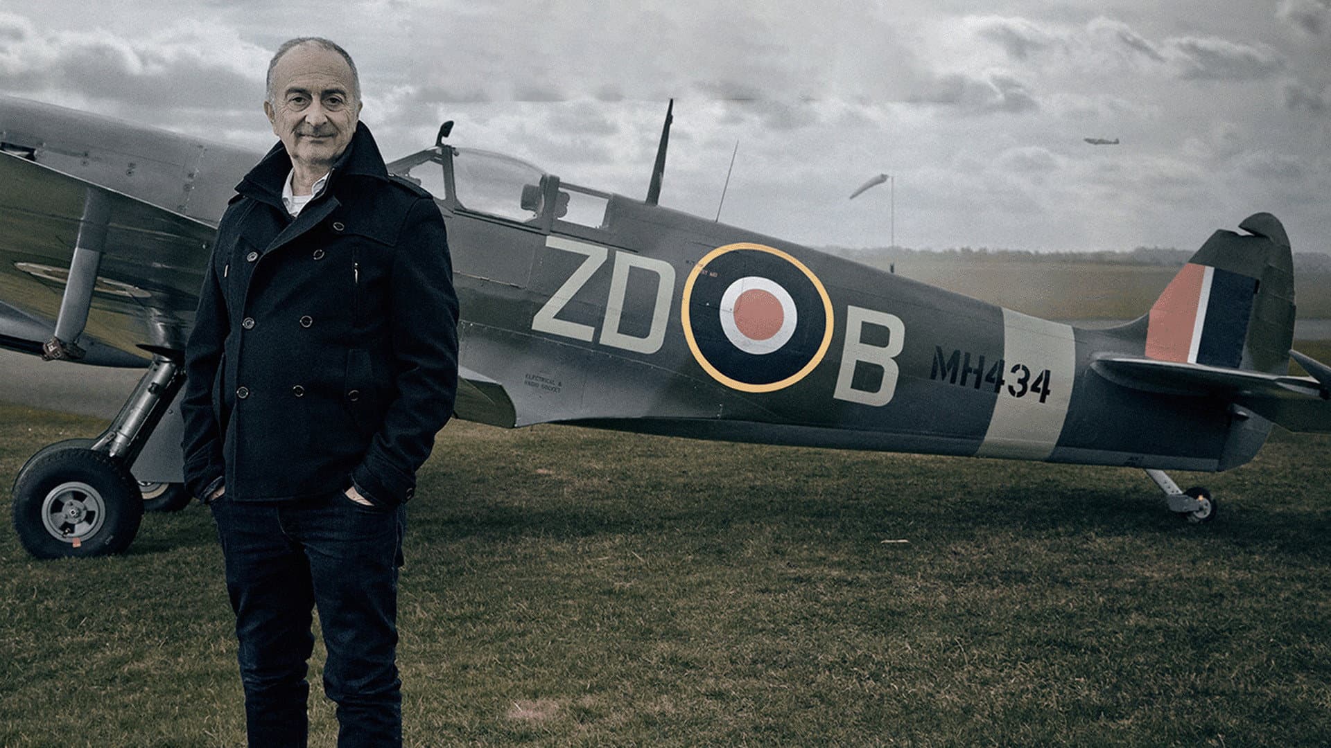 Tony Robinson's Victory in Europe backdrop