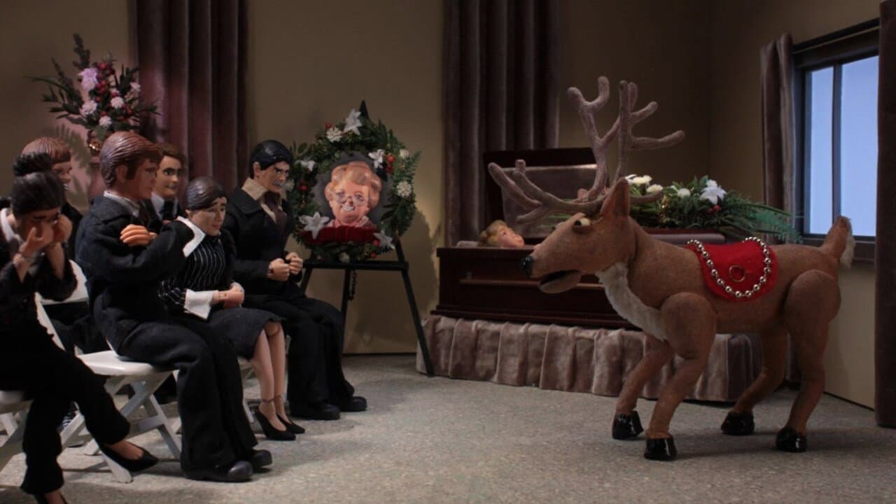 Born Again Virgin Christmas Special backdrop