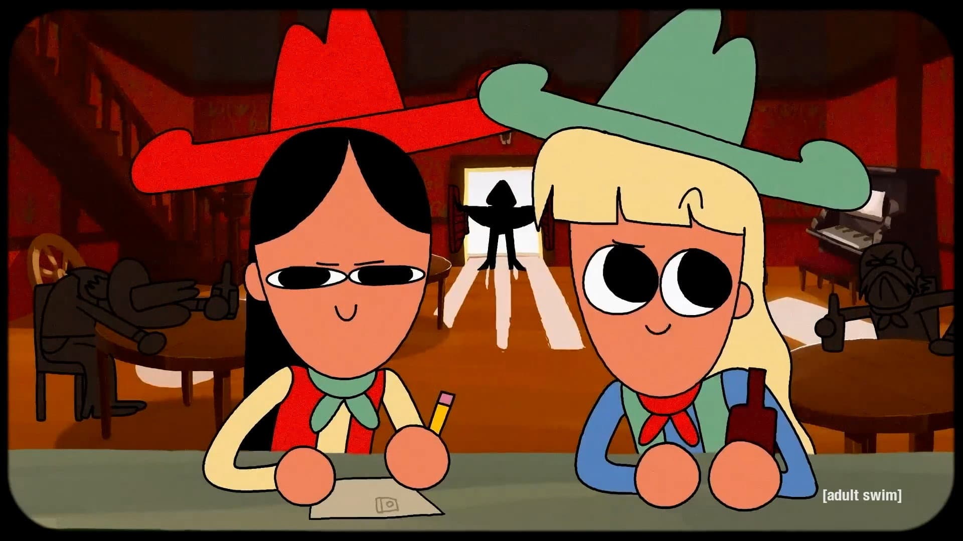 Cowgirlies 01: Pony Express backdrop