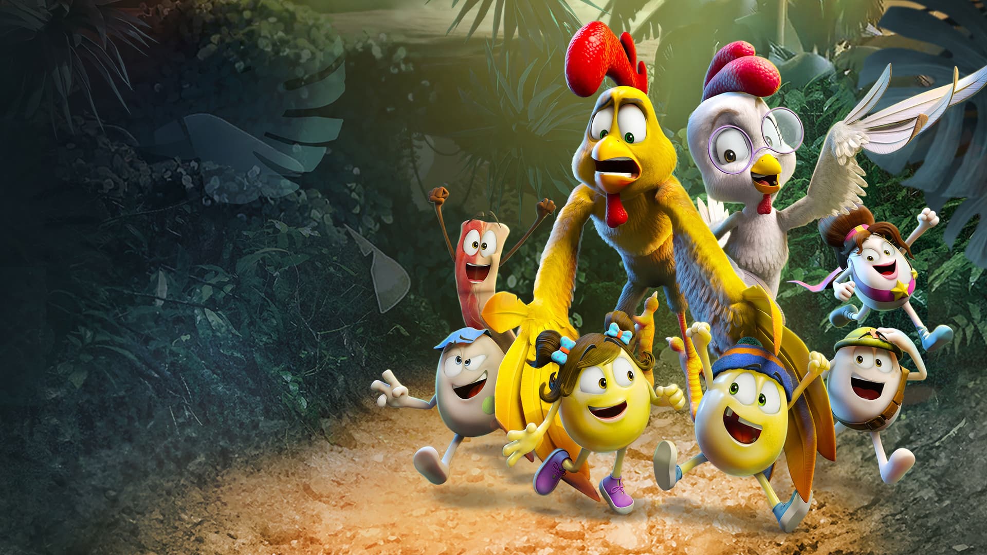 An Egg Rescue backdrop