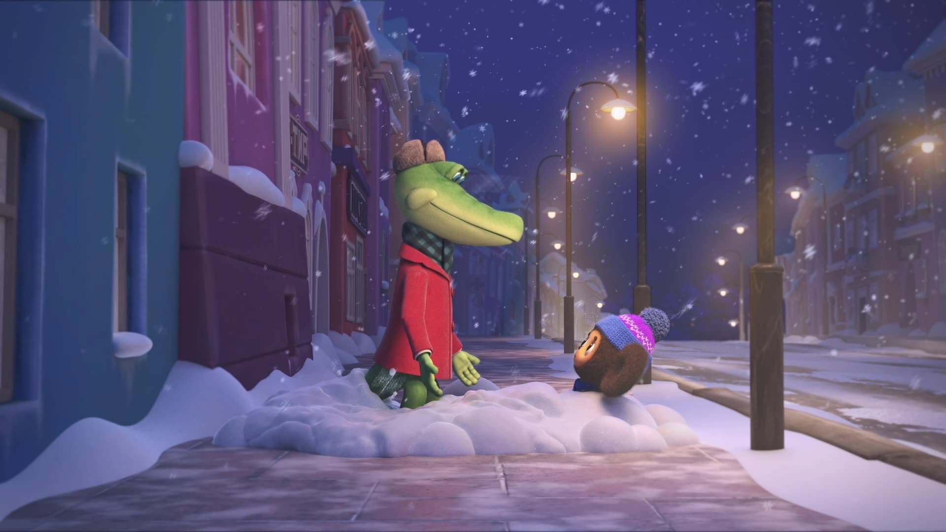 Cheburashka. The Secret of the Holiday backdrop