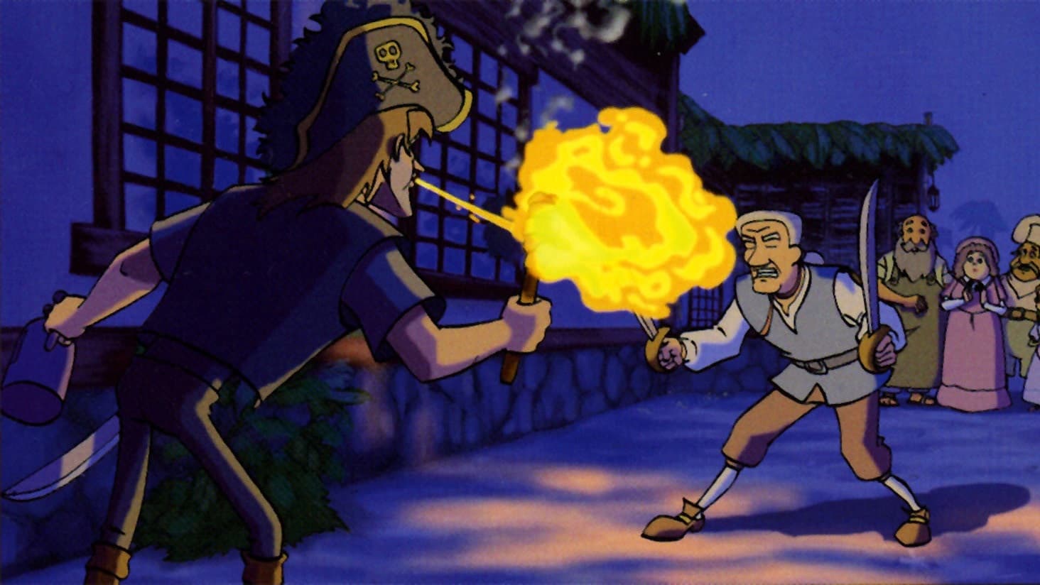 Captain Sabertooth backdrop