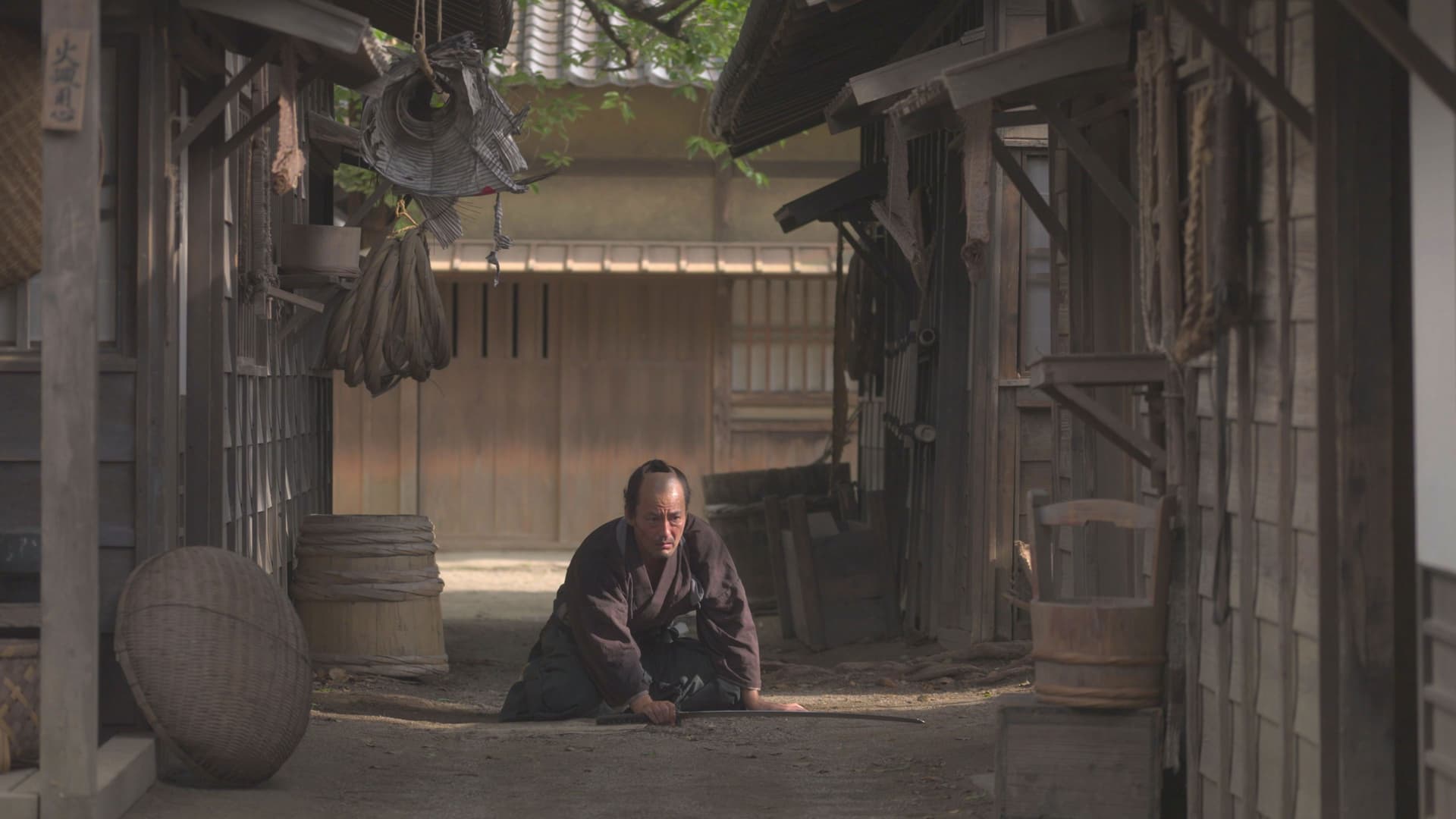 A Samurai in Time backdrop