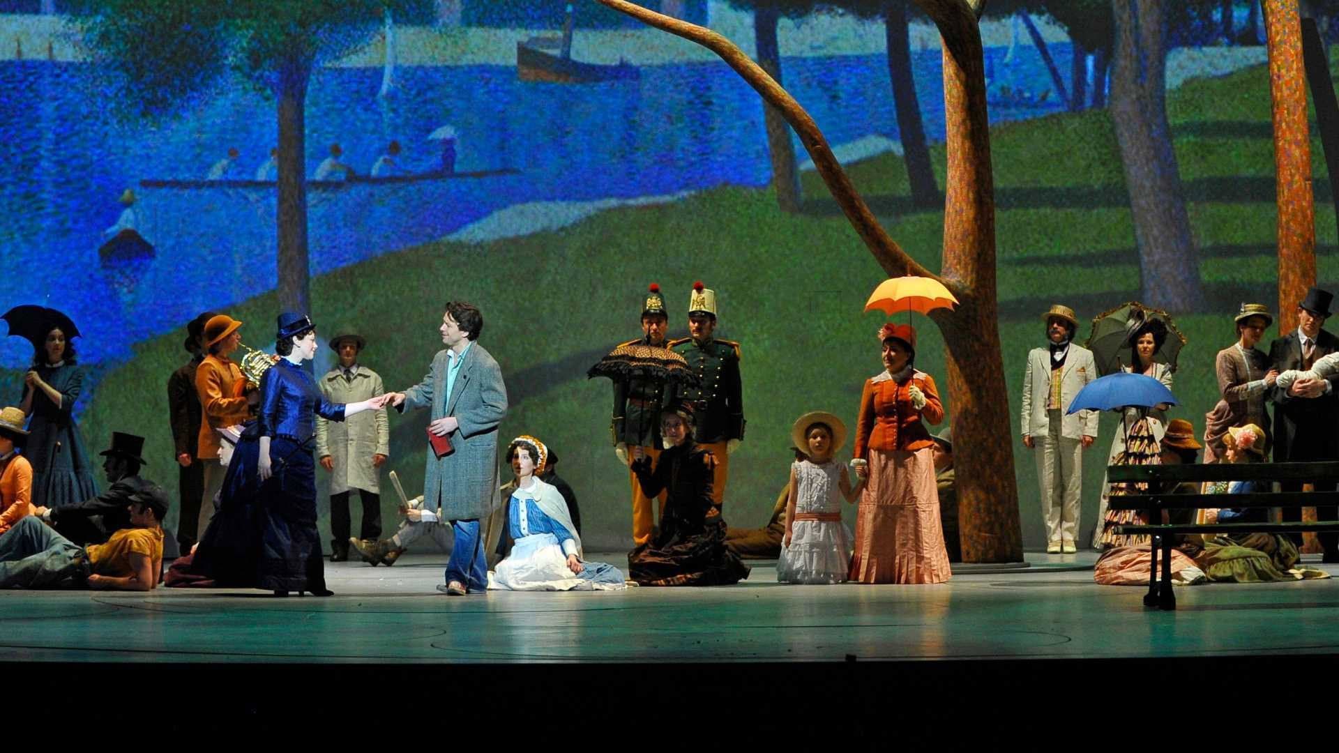 Sunday In the Park with George backdrop