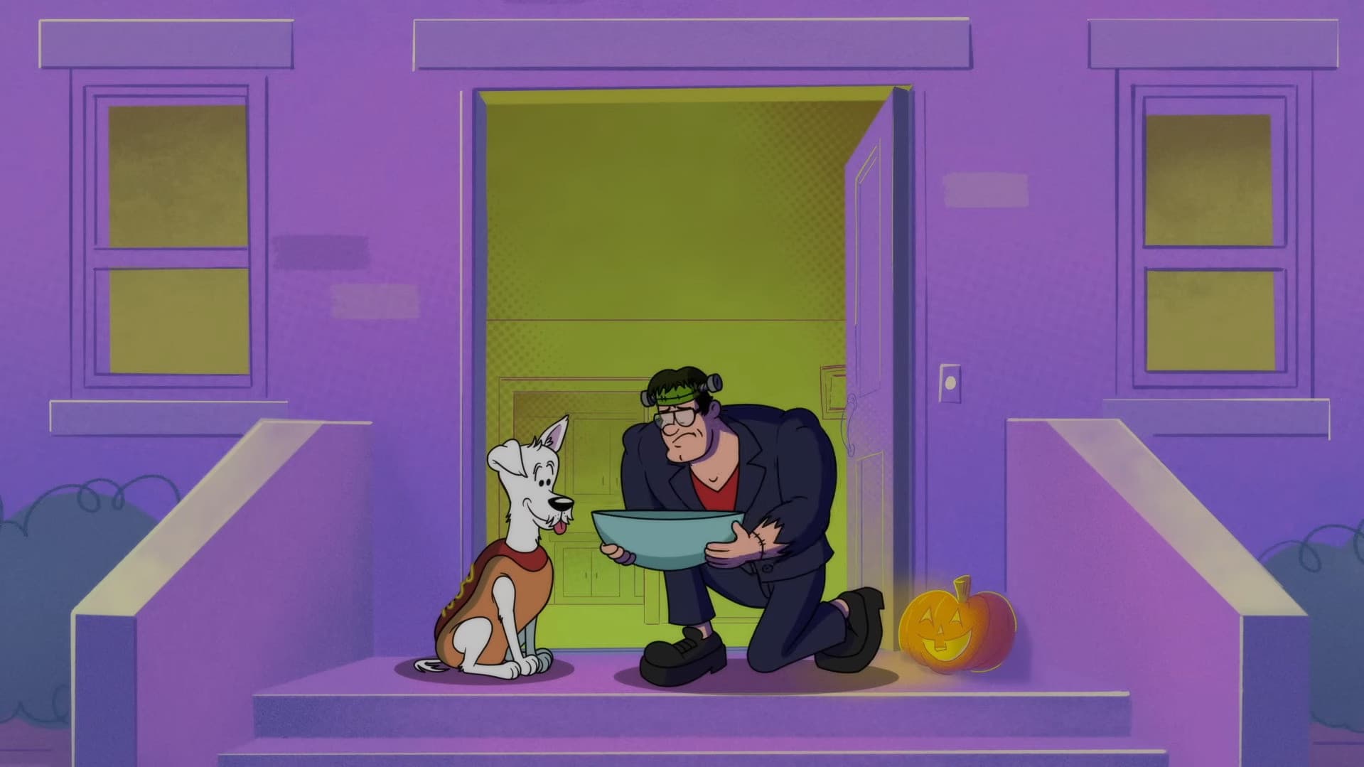 Krypto Saves the Day!: Halloween Havoc backdrop