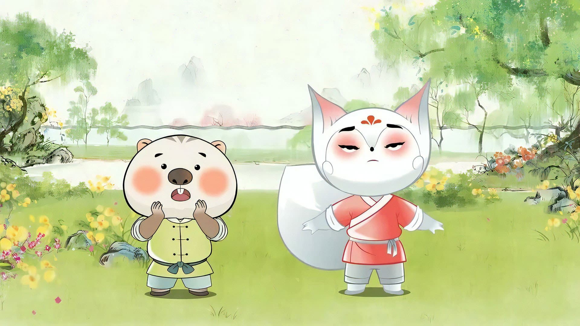 狐桃桃与老神仙 backdrop