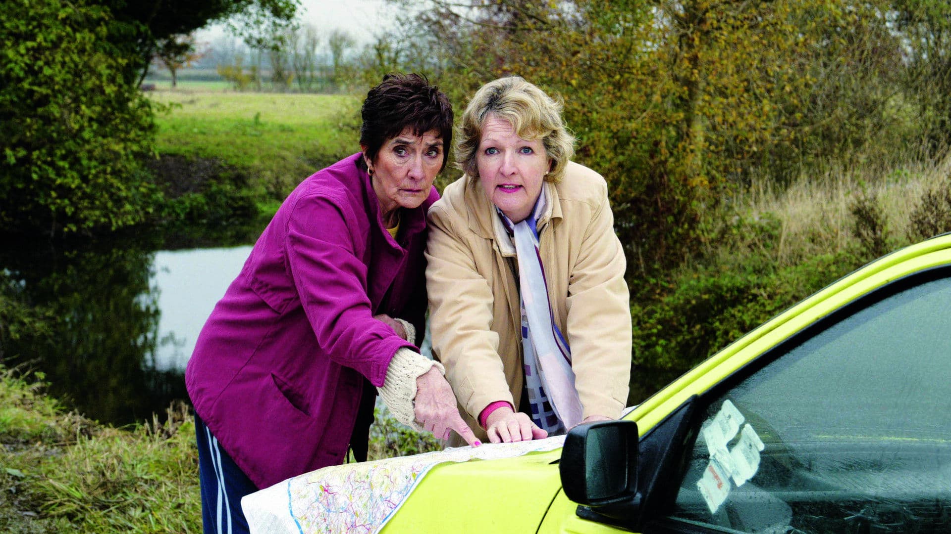 Margery and Gladys backdrop