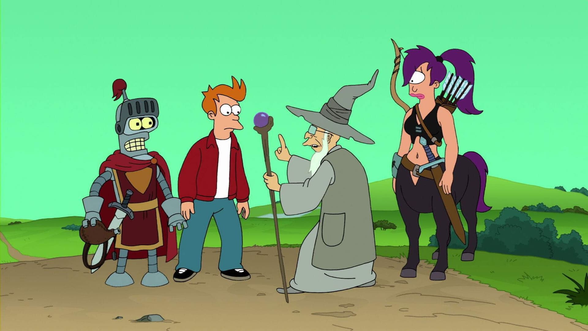 Futurama: Bender's Game backdrop