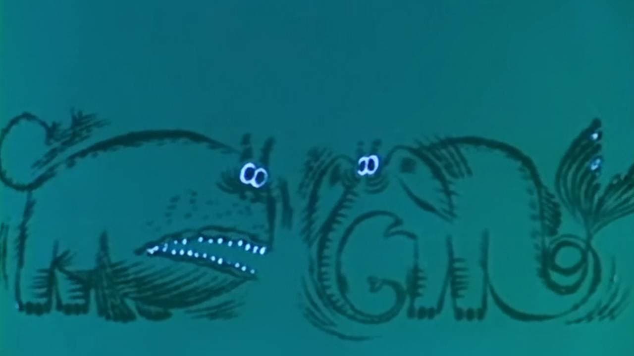 The Elephant's Great Battle with the Whale backdrop