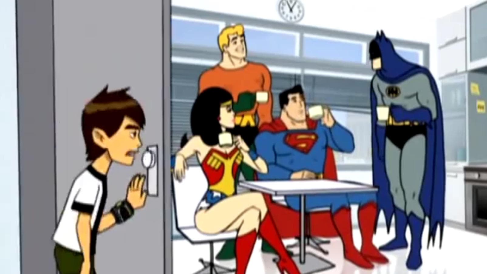 Ben 10: Break Room backdrop