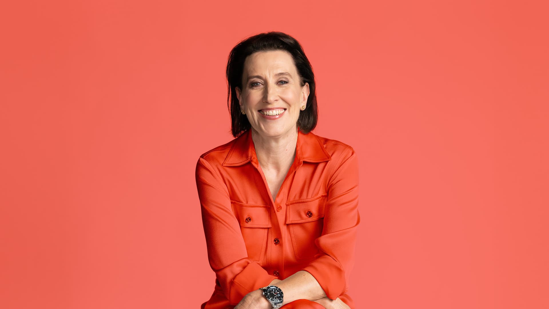 Creative Types with Virginia Trioli backdrop