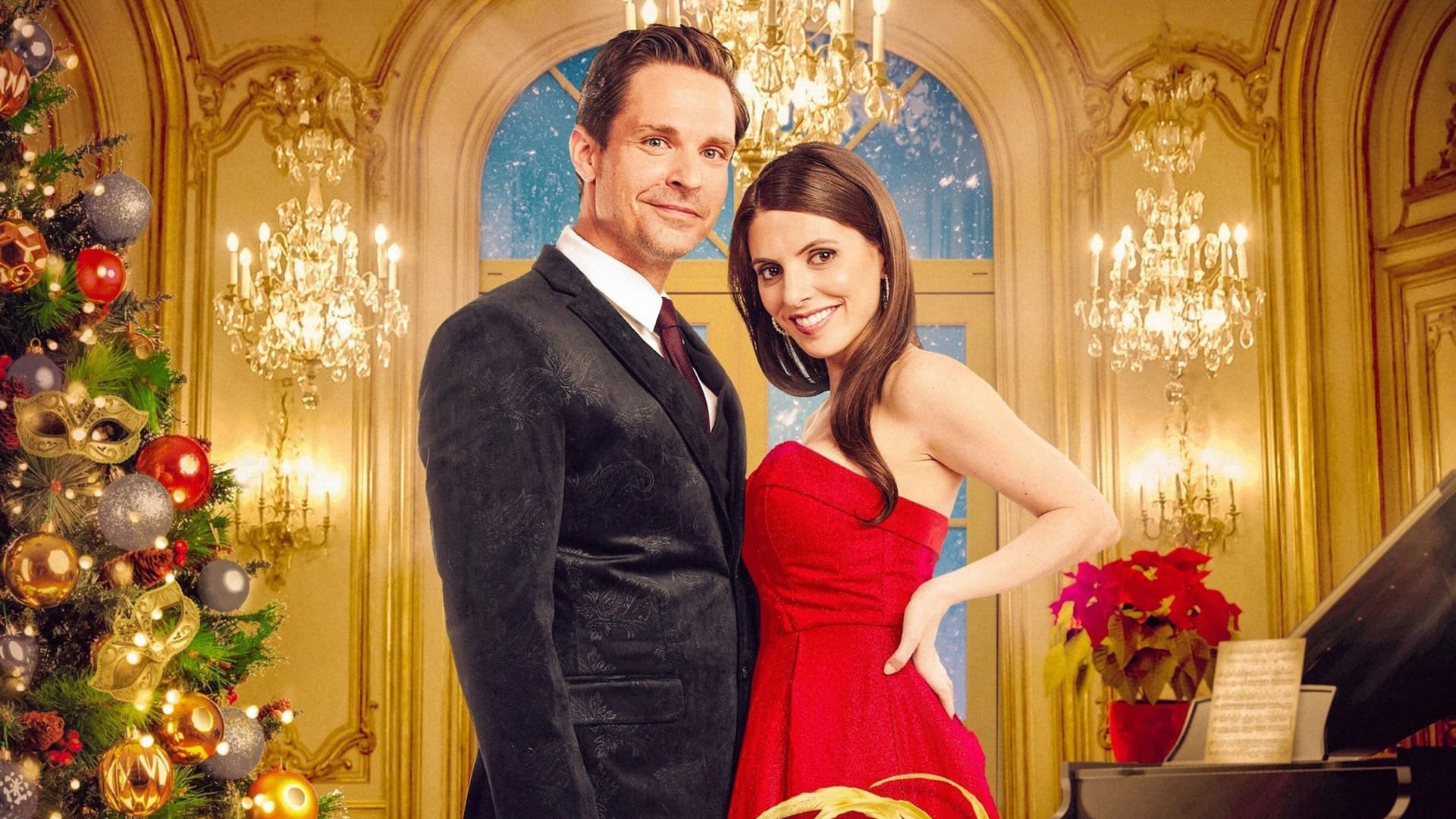 A Christmas Masquerade backdrop