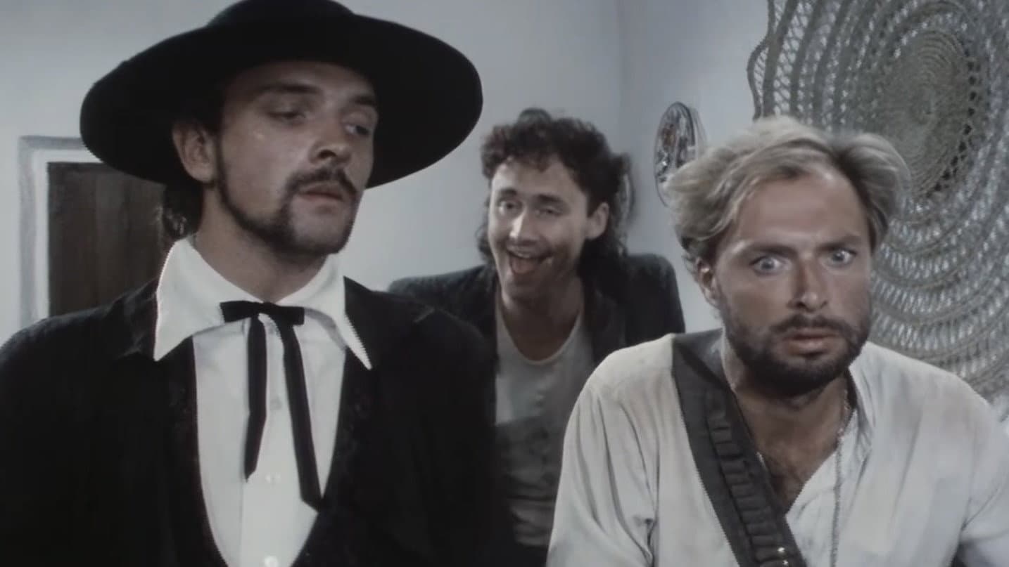 A Fistful of Travellers' Cheques backdrop