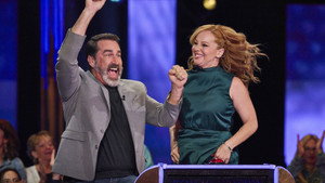 Rob Riggle and Christie Brinkley